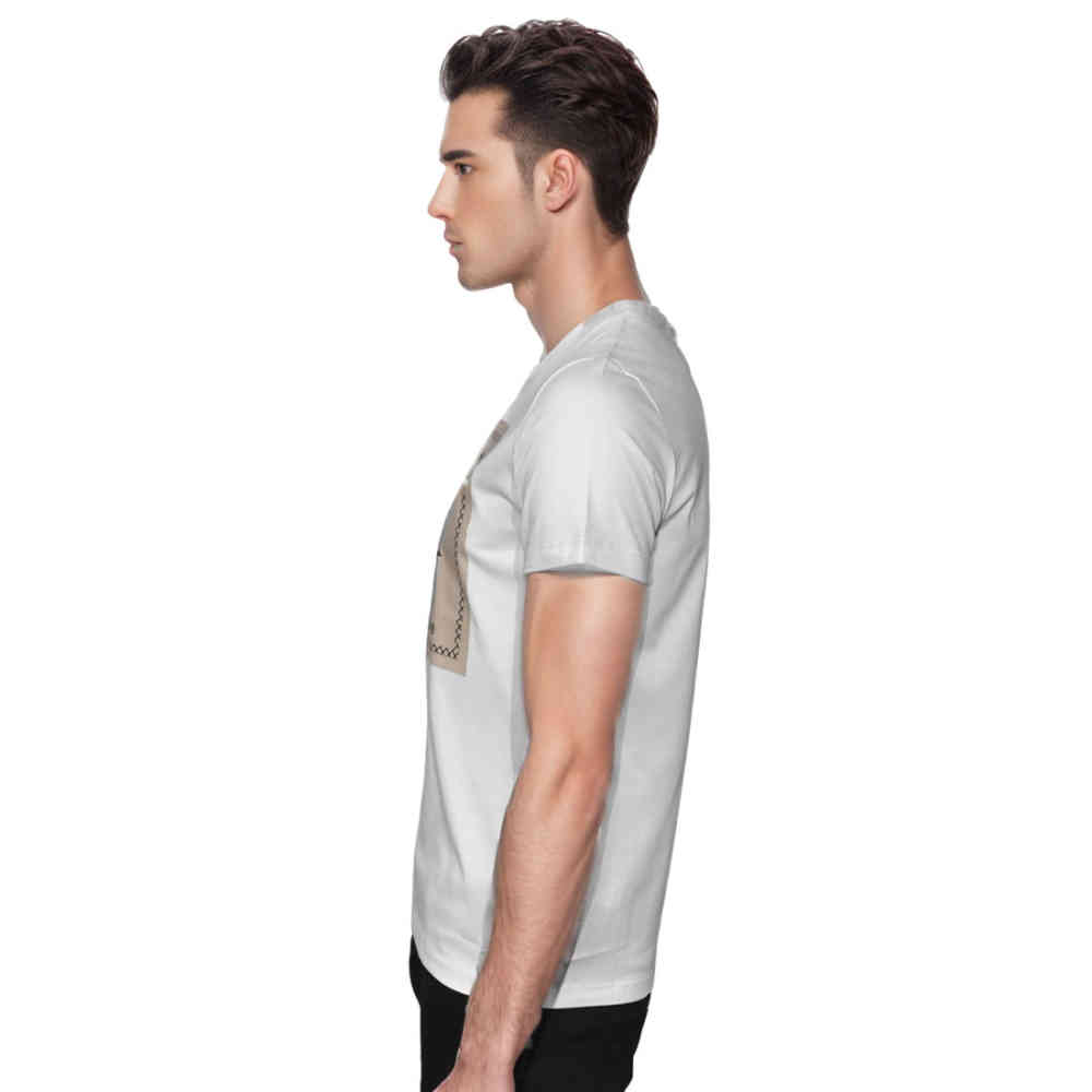 Burberry logo-patch White Premium T-shirt-2