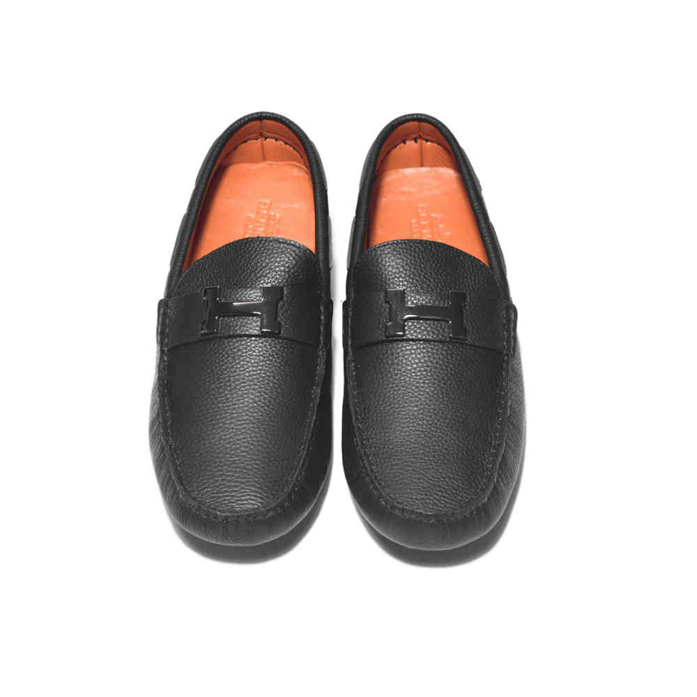 Hermes Black Premium Quality Loafers-3