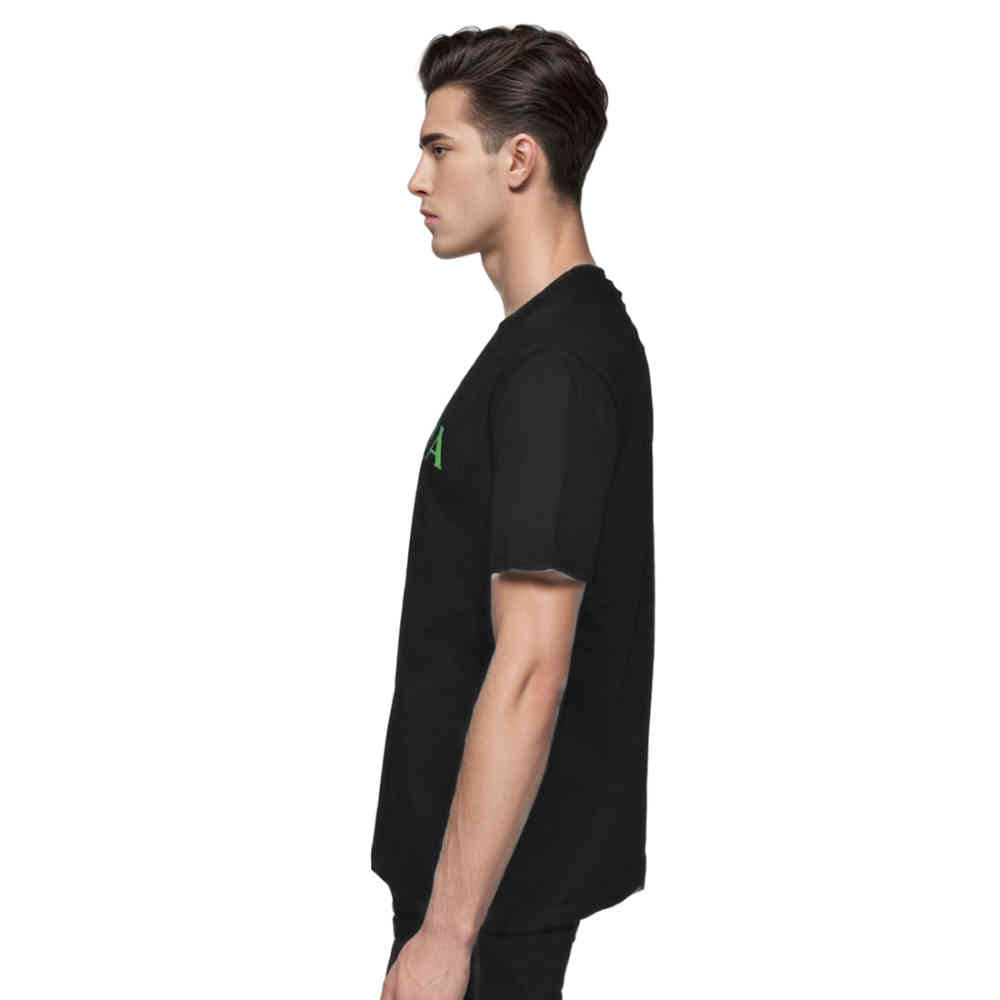 Prada Milano logo Print Black Premium T-shirt-2
