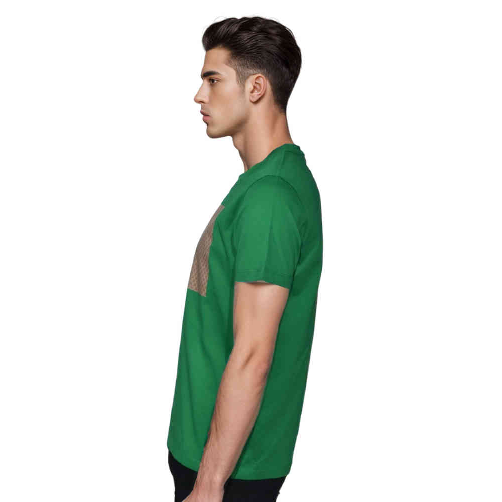 Gucci logo-patch Green Premium Quality T-shirt-2