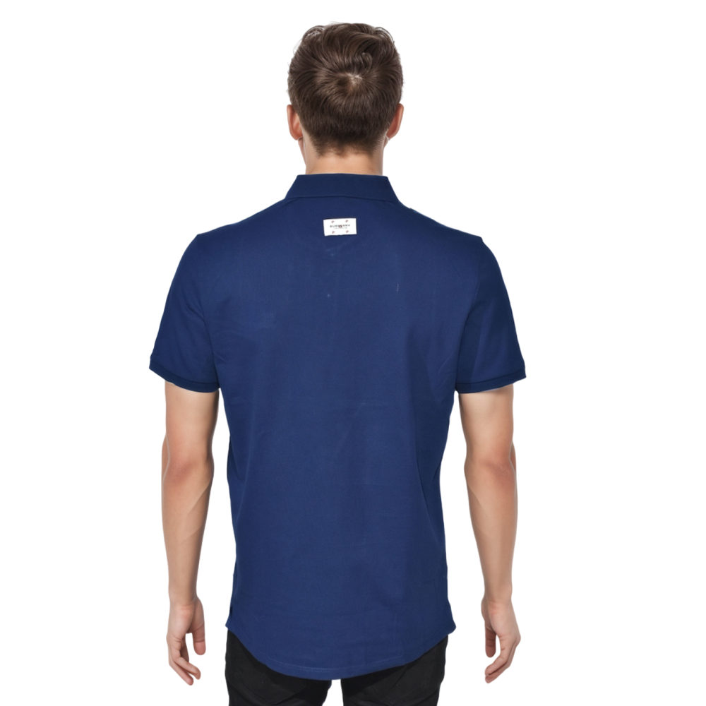 Burberry Embroidered logo Blue Premium Luxury T-shirt-1