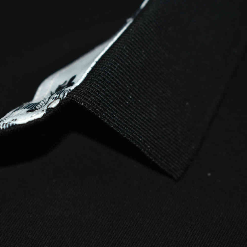 Louis Vuitton Embossed Black Logo Premium Polo T-shirt-4