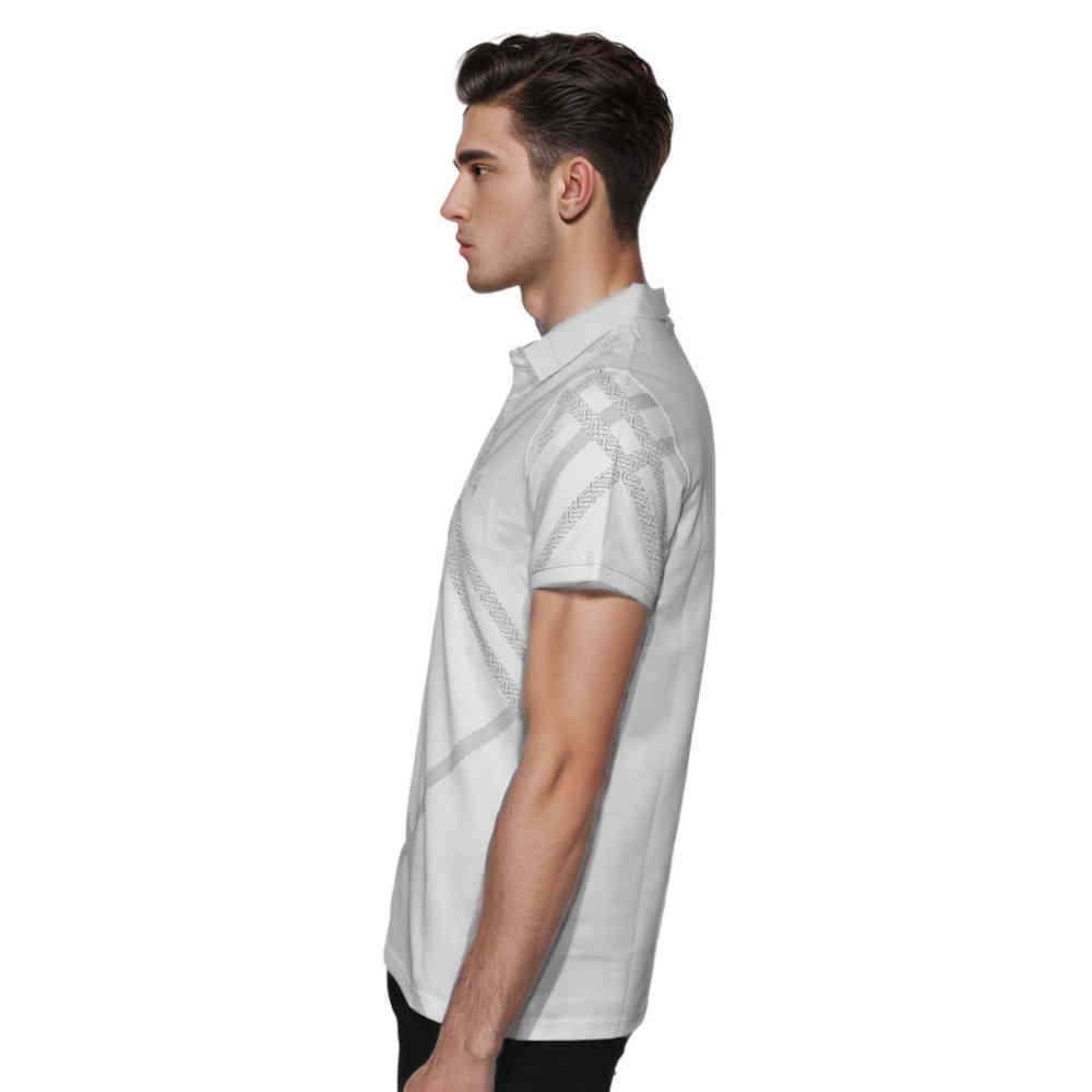 Burberry Printed White Premium Luxury Polo T-shirt-2