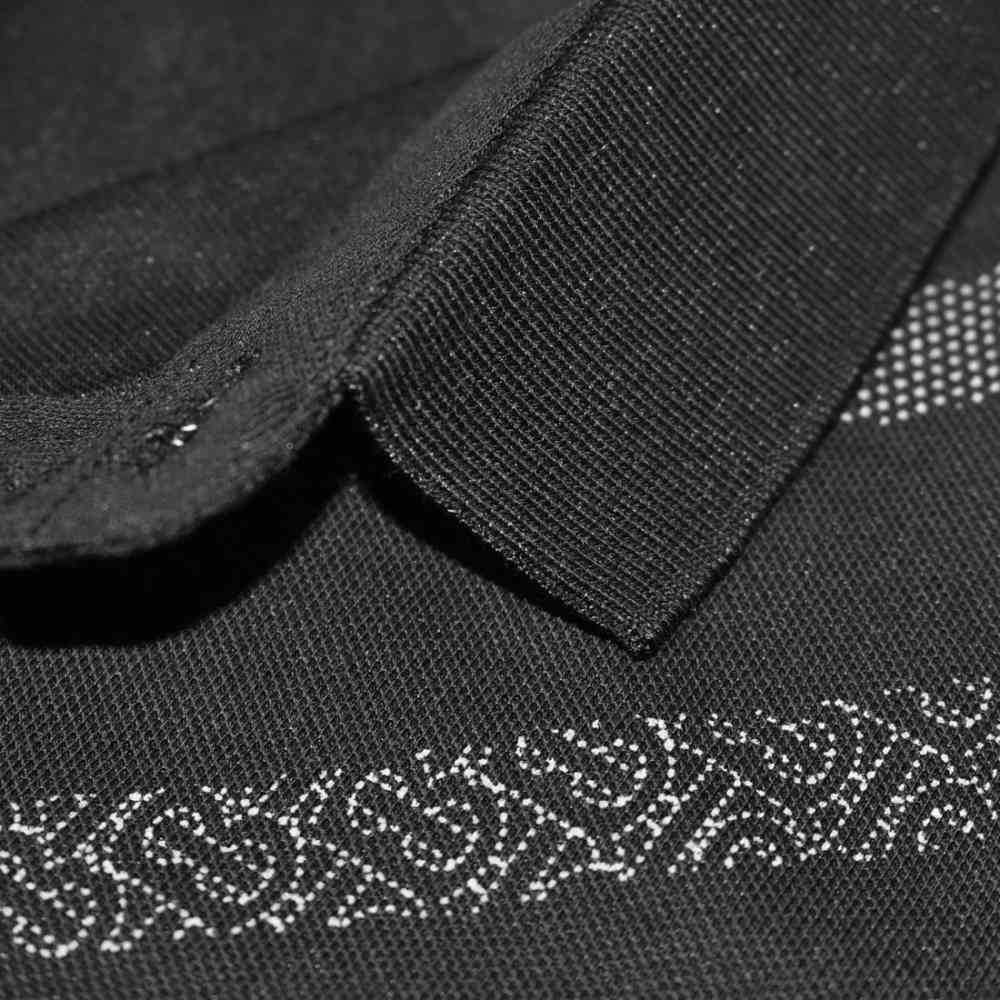 Burberry Printed Black Premium Luxury Polo T-shirt-thumb-4