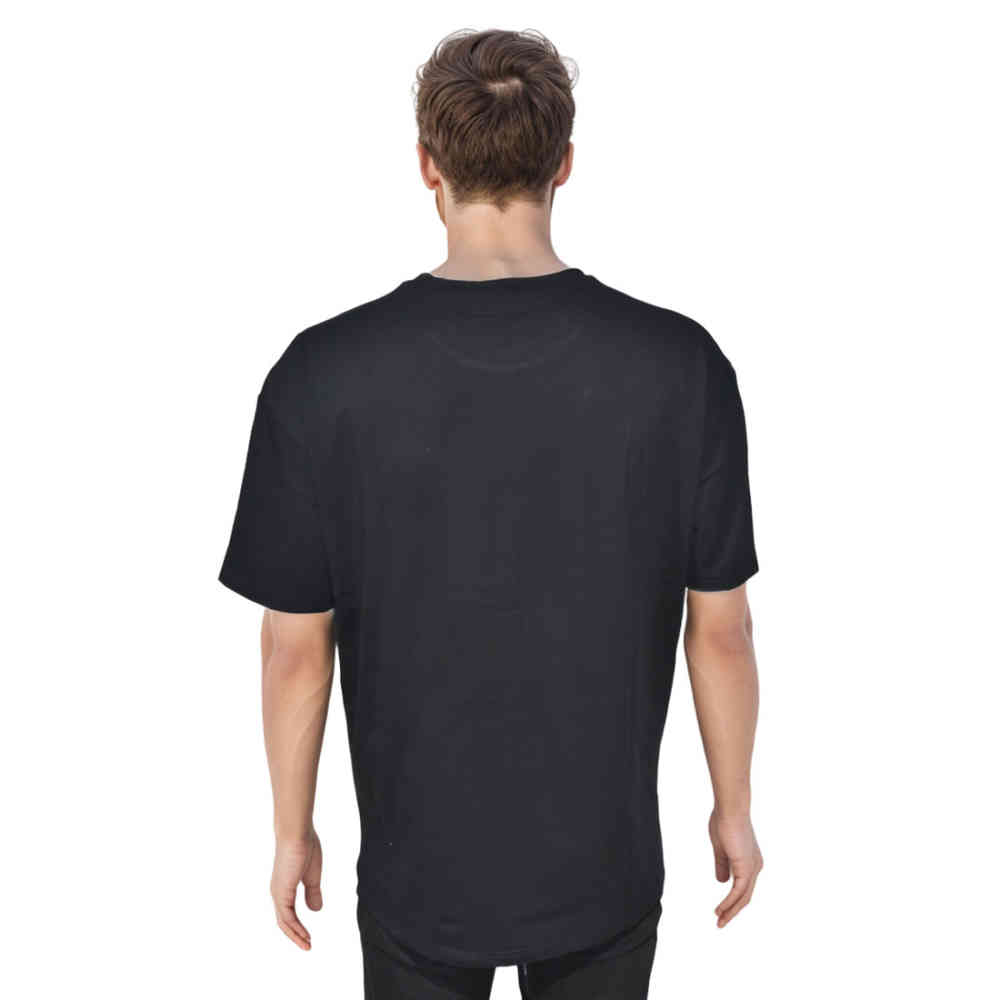 Moschino Couture Flintstone Print Black T-shirt-1