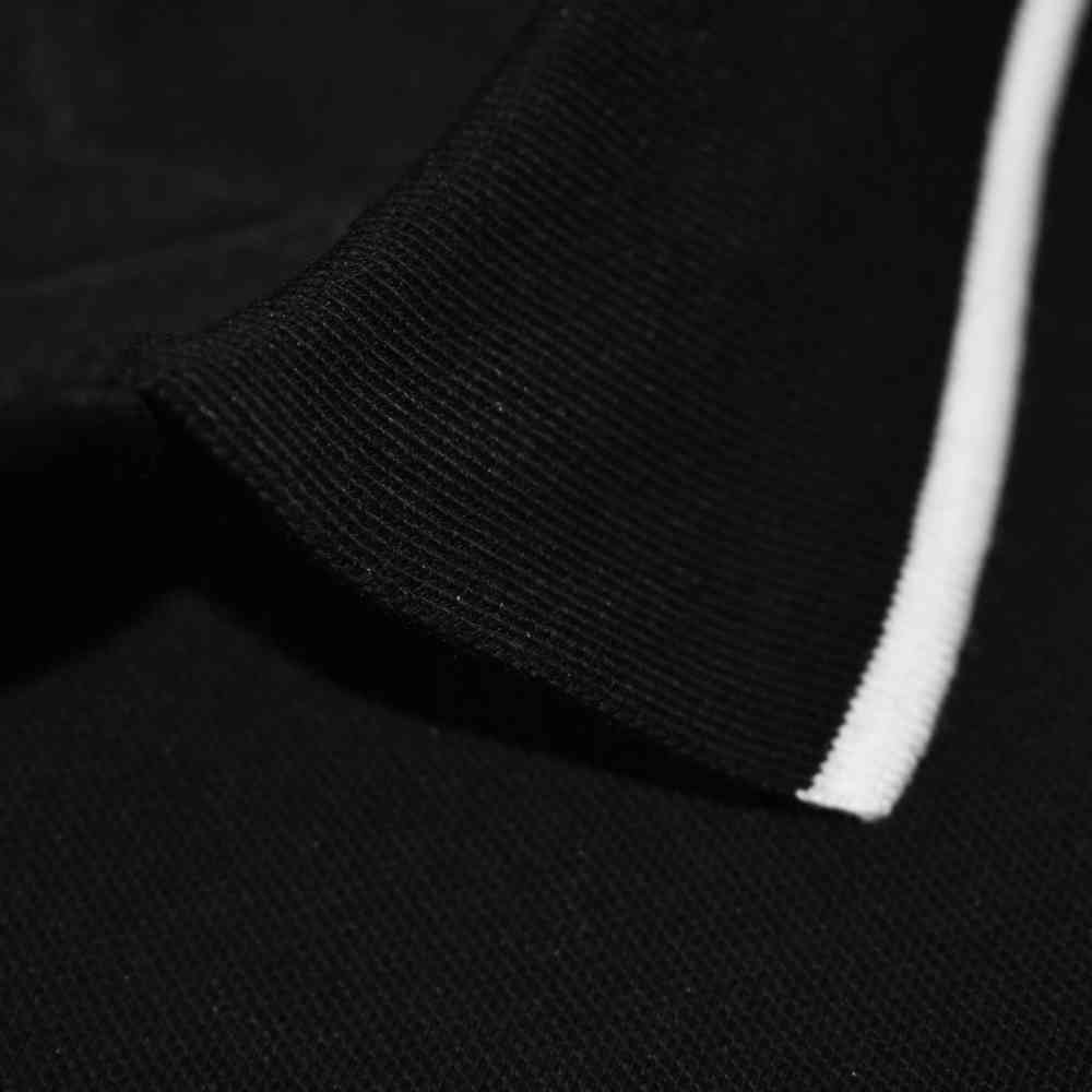 Burberry Letter Graphic Black Cotton Pique T-shirt-4