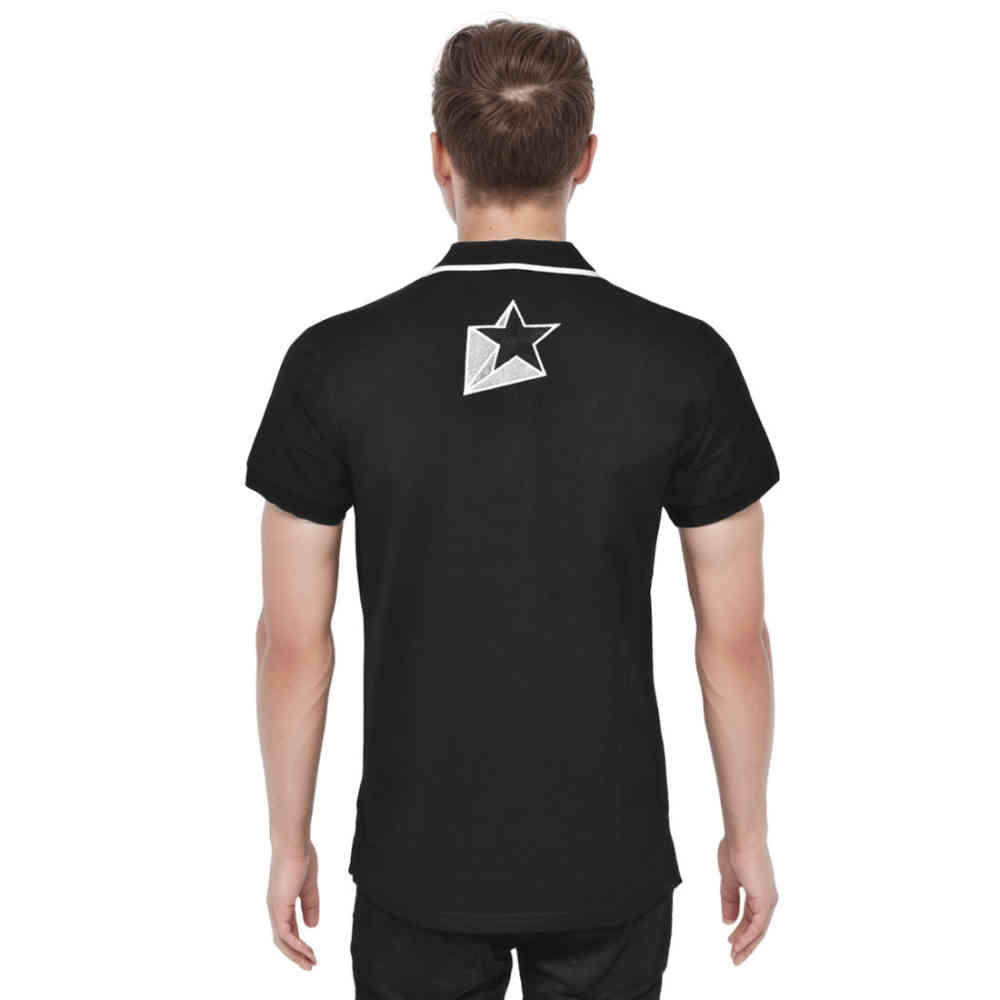 Burberry Letter Graphic Black Cotton Pique T-shirt-1