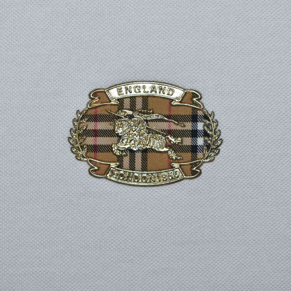 Burberry Embossed Golden logo Premium T-shirt-3