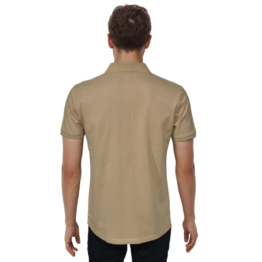 Burberry Brown Premium Quality Half Sleeve T-shirt-1