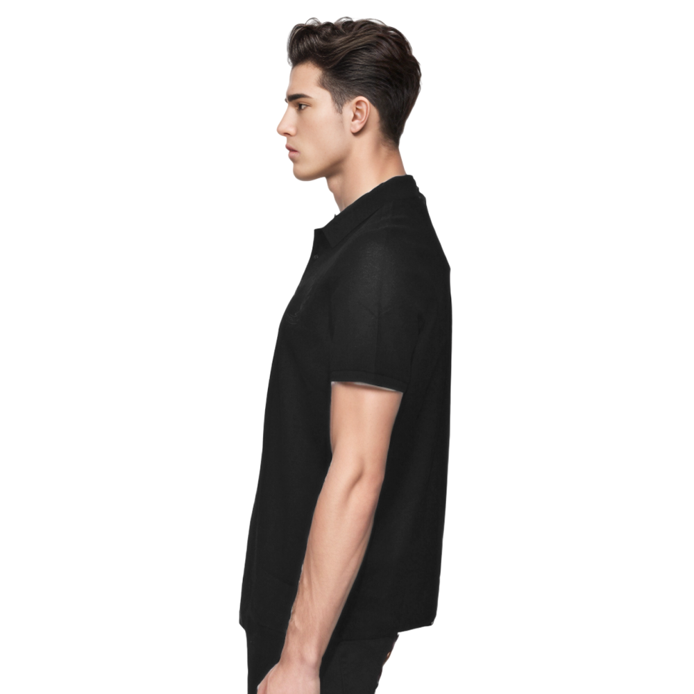 Burberry Black Premium Quality Polo Luxury T-shirt-2