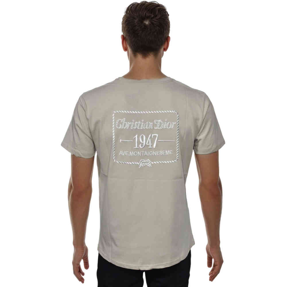 Dior Pocket Patch Brown Premium Cotton T-shirt-1