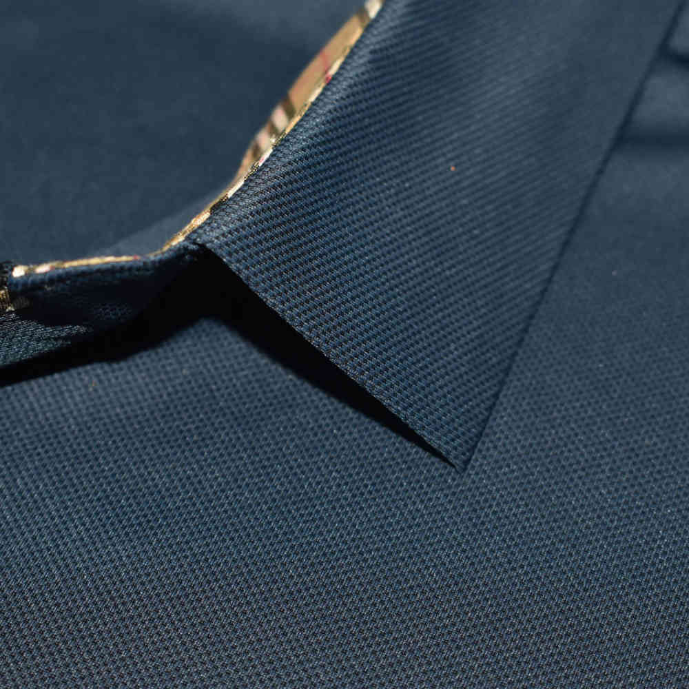 Burberry Embossed logo Navy Blue Premium T-shirt-4
