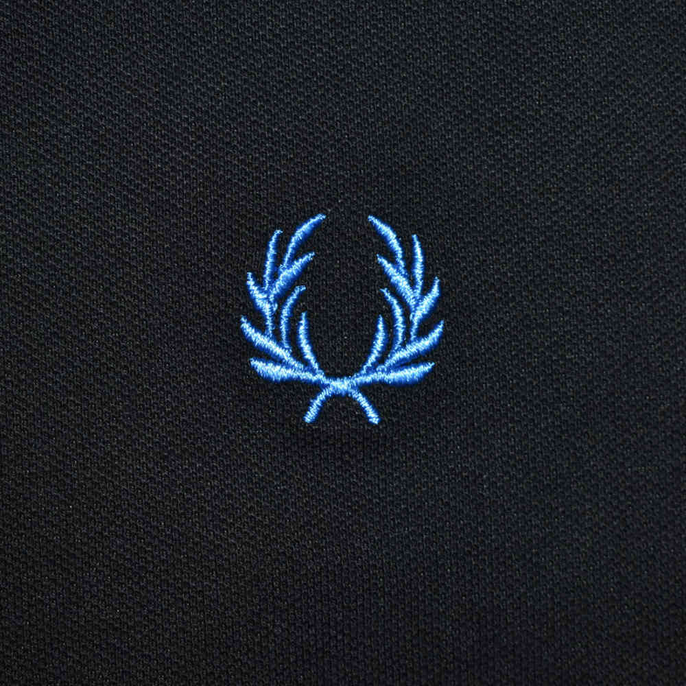 Fred Perry Embroidered logo Black Premium T-shirt-thumb-3