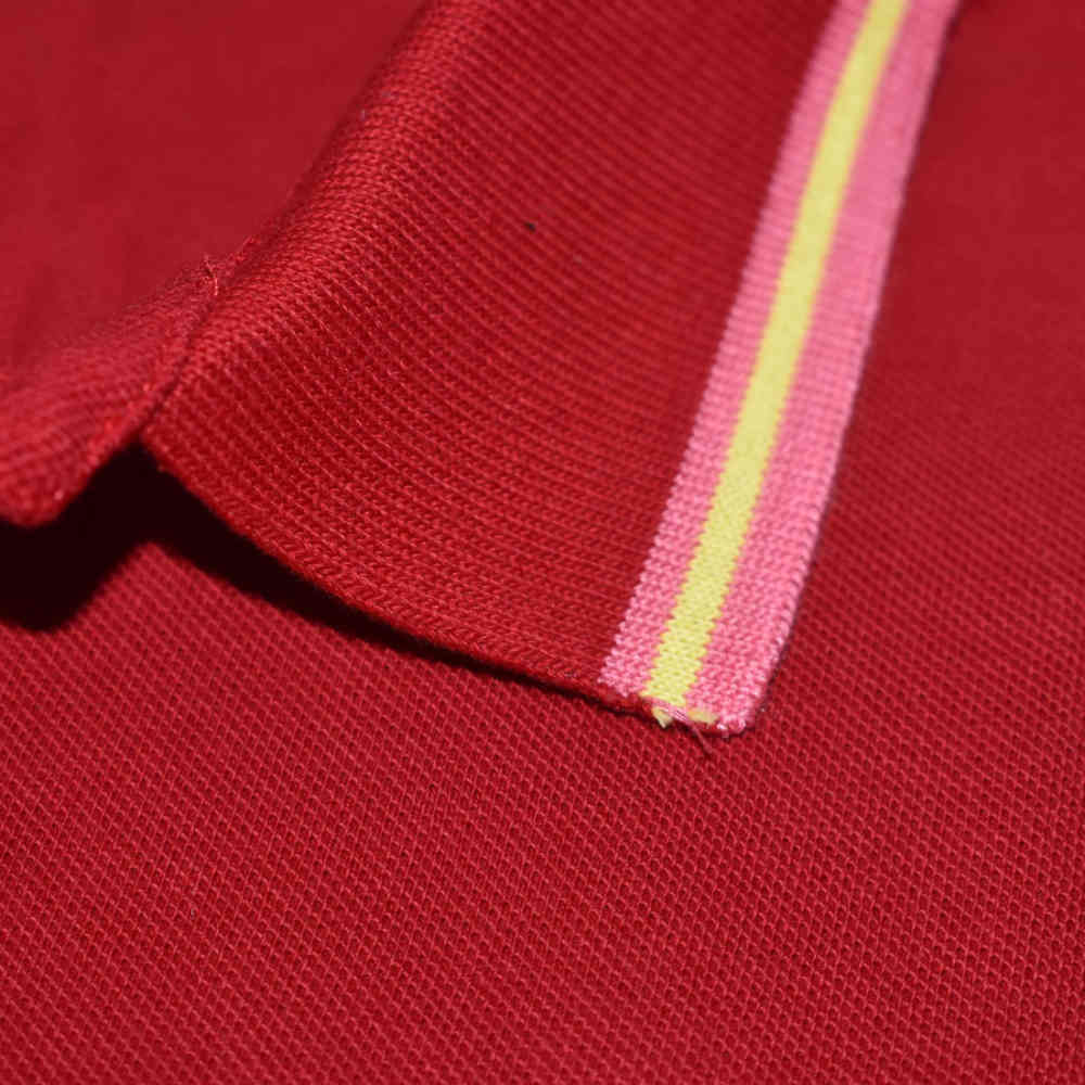 Fred Perry Embroidered logo Red Premium T-shirt-4
