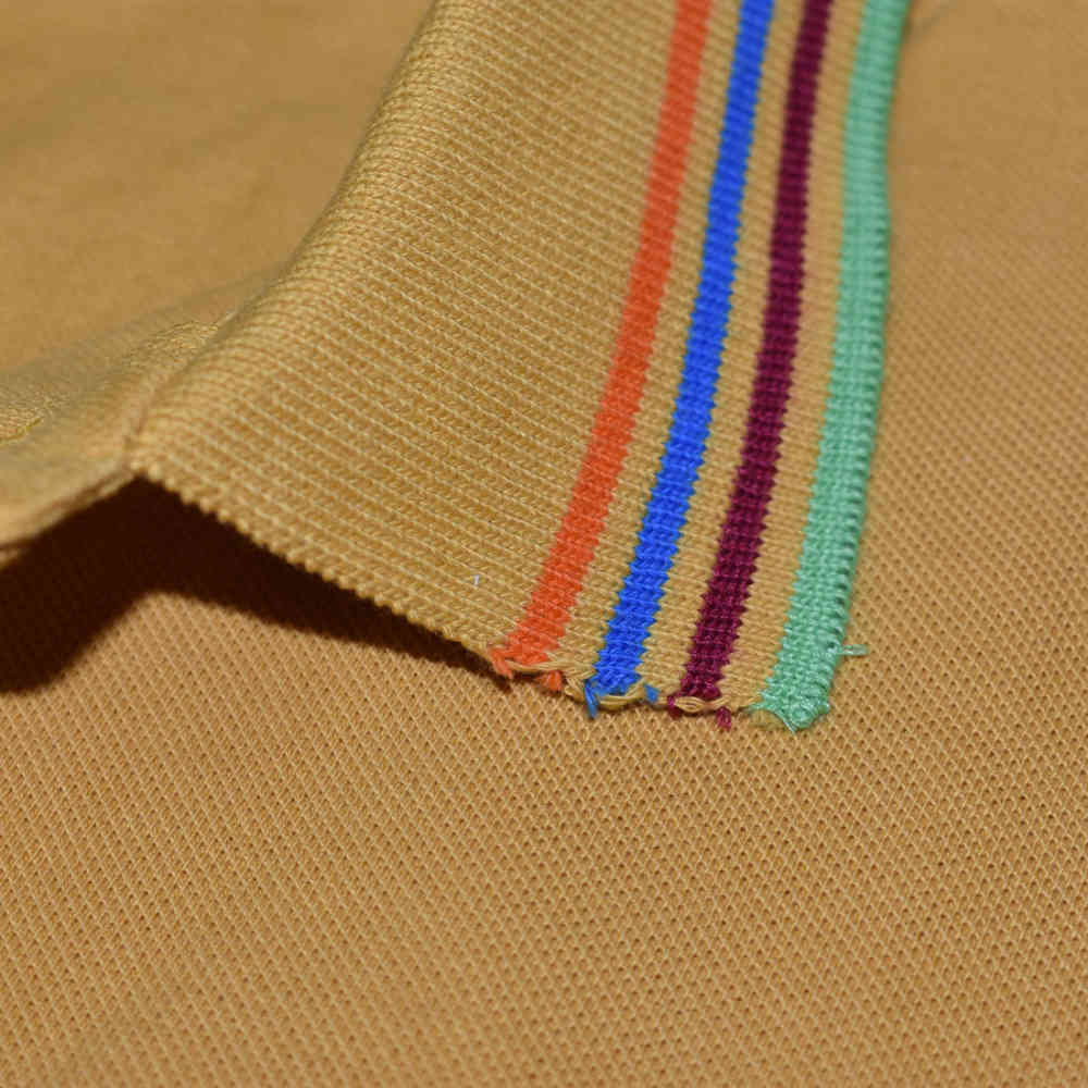 Fred Perry Embroidered logo Mustard Premium T-shirt-thumb-4