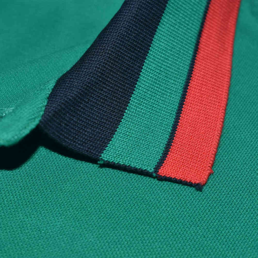 Fred Perry Embroidered logo Green Premium T-shirt-4