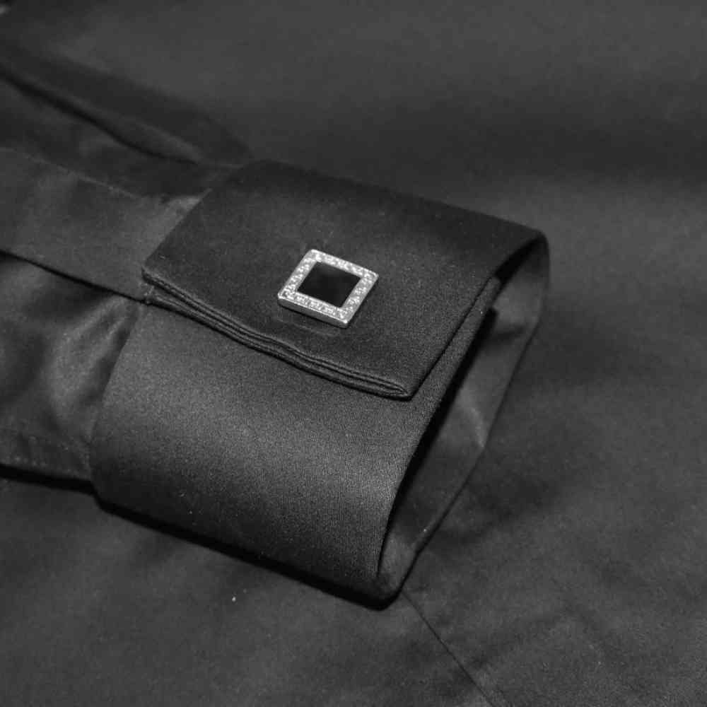 Armani Exchange Black Premium Plain Shirt-7