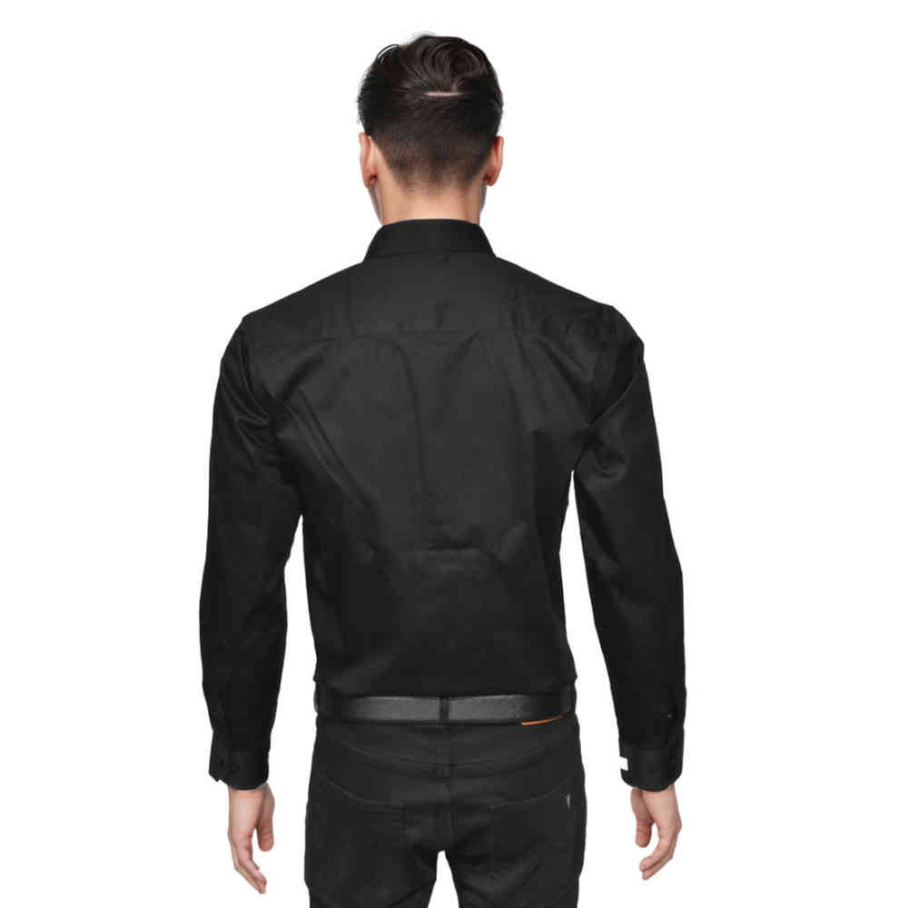 Armani Exchange Embroidered logo Black Premium Shirt-thumb-1