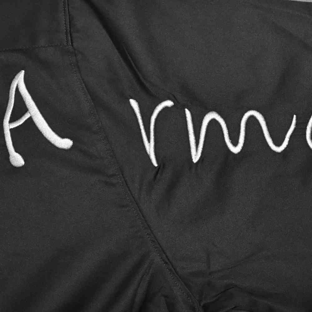 Armani Exchange Embroidered logo Black Premium Shirt-thumb-3