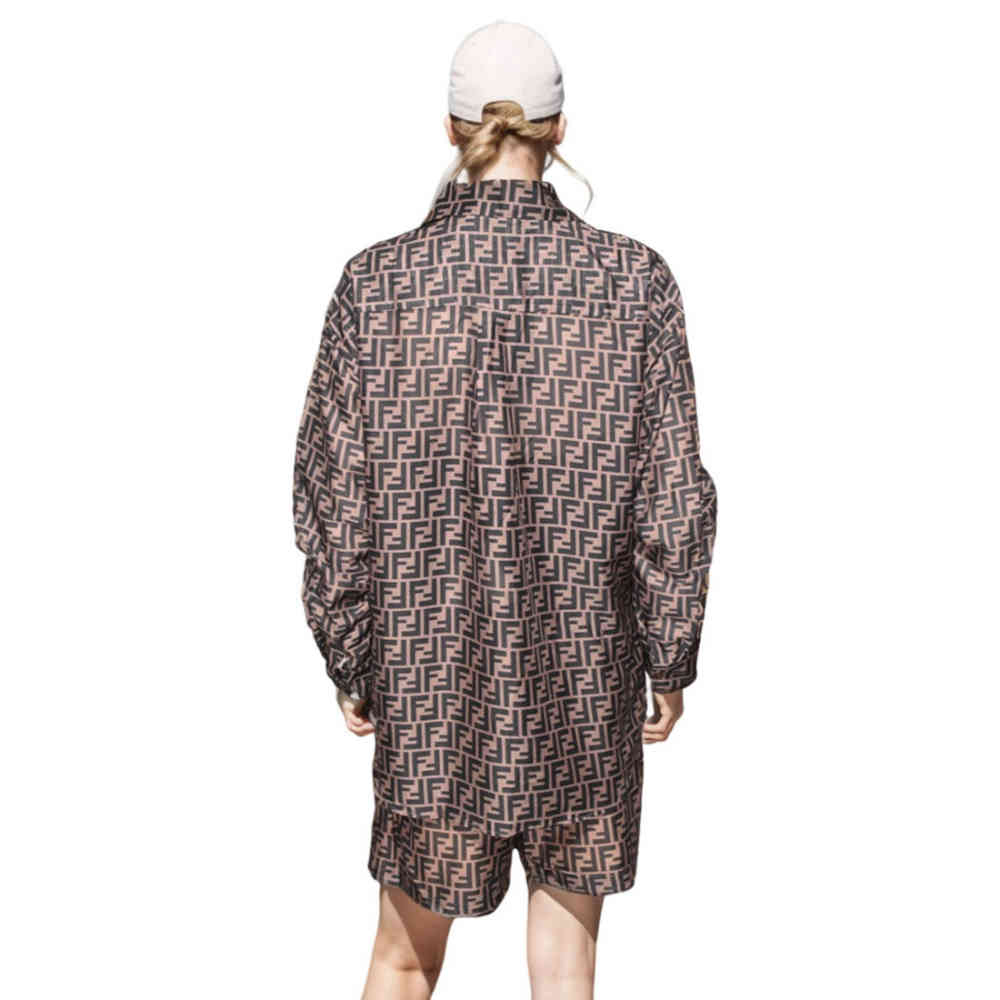 Fendi Brown Premium Quality Co-Ord Set-thumb-1
