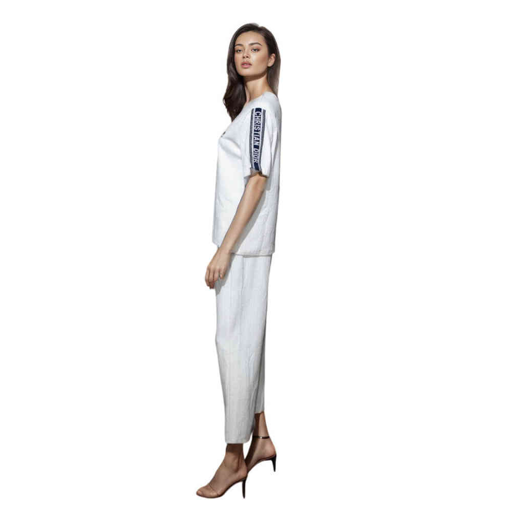 Dior Spider Embroidered White Premium Co-ord Set-3
