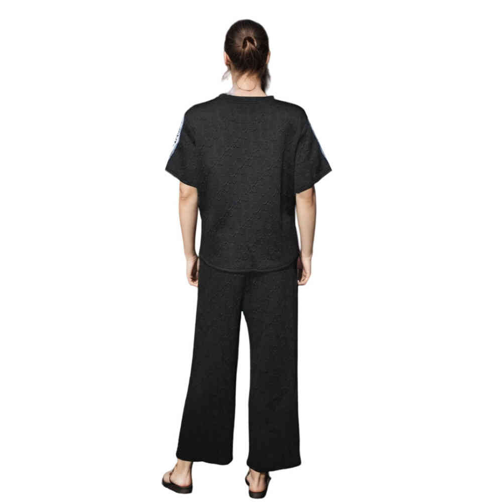 Dior Embossed Black Premium Luxury Co-ord Set-thumb-2