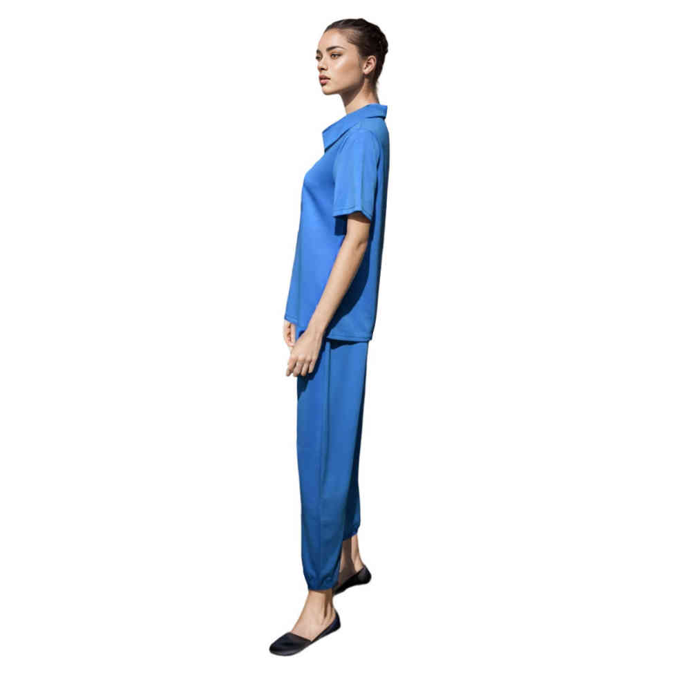Prada logo Print Blue Premium Co-ord Set-3