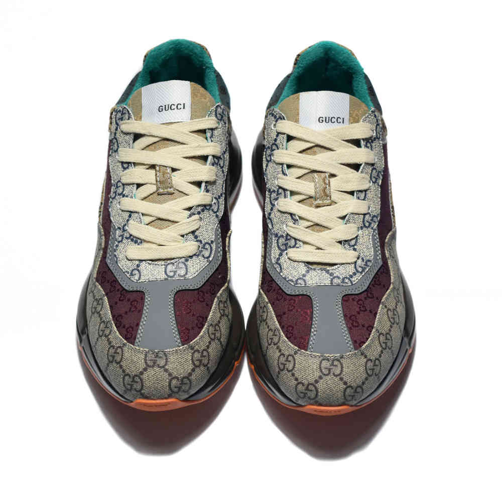 Gucci GG Rhyton Brown Sneakers-3