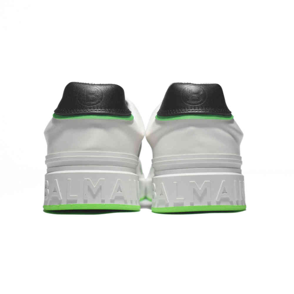 Balmain Black & White B-Court Premium Sneakers-thumb-4