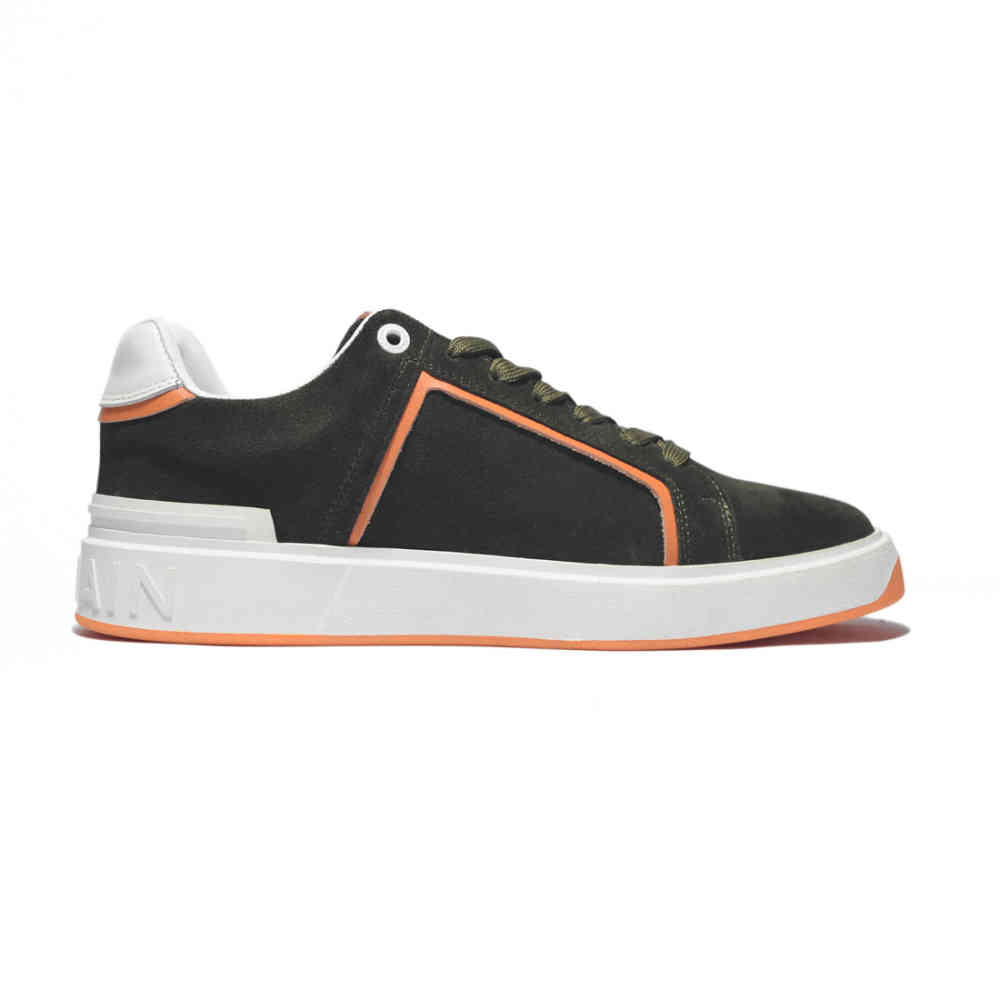 Balmain B-Court Kai Green Premium Sneakers-thumb-1