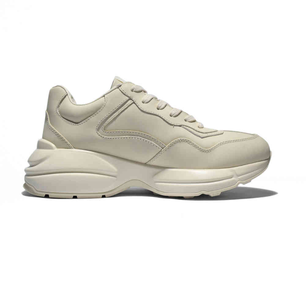 Gucci Cream Rhyton Sneakers-thumb-1