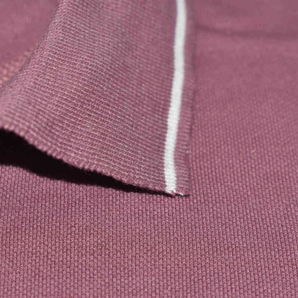 Coach Embroidered logo Striped Pique Pink Polo T-shirt-thumb-4