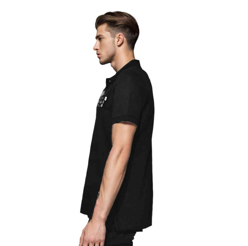 Emporio Armani Embroidered Patch Black T-shirt-2
