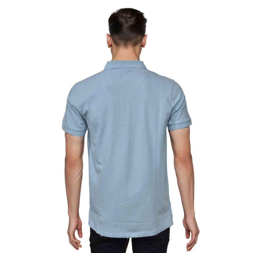 Emporio Armani Embroidered Patch Sky Blue T-shirt-1