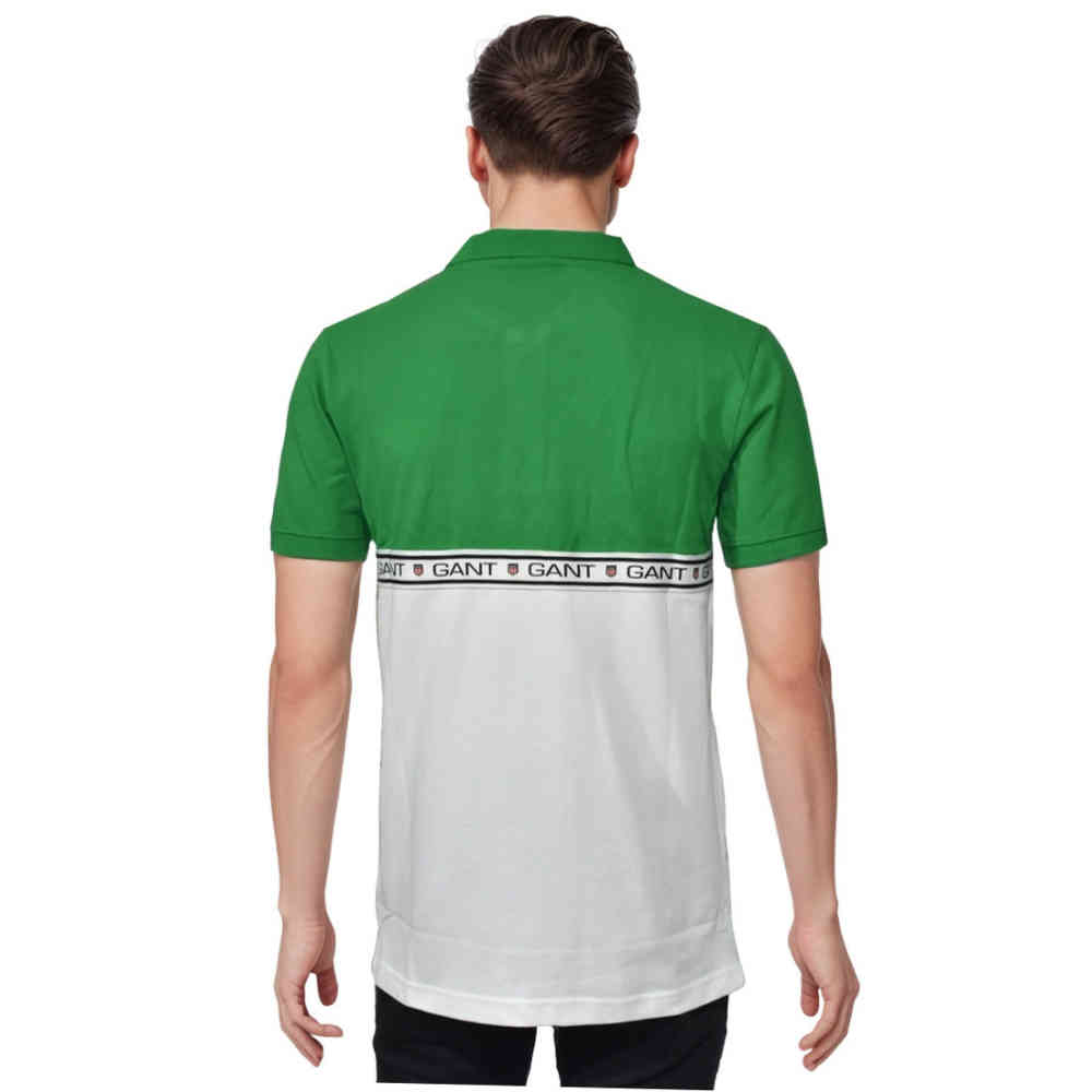 GANT Embroidery logo Green Premium Polo T-shirt-1