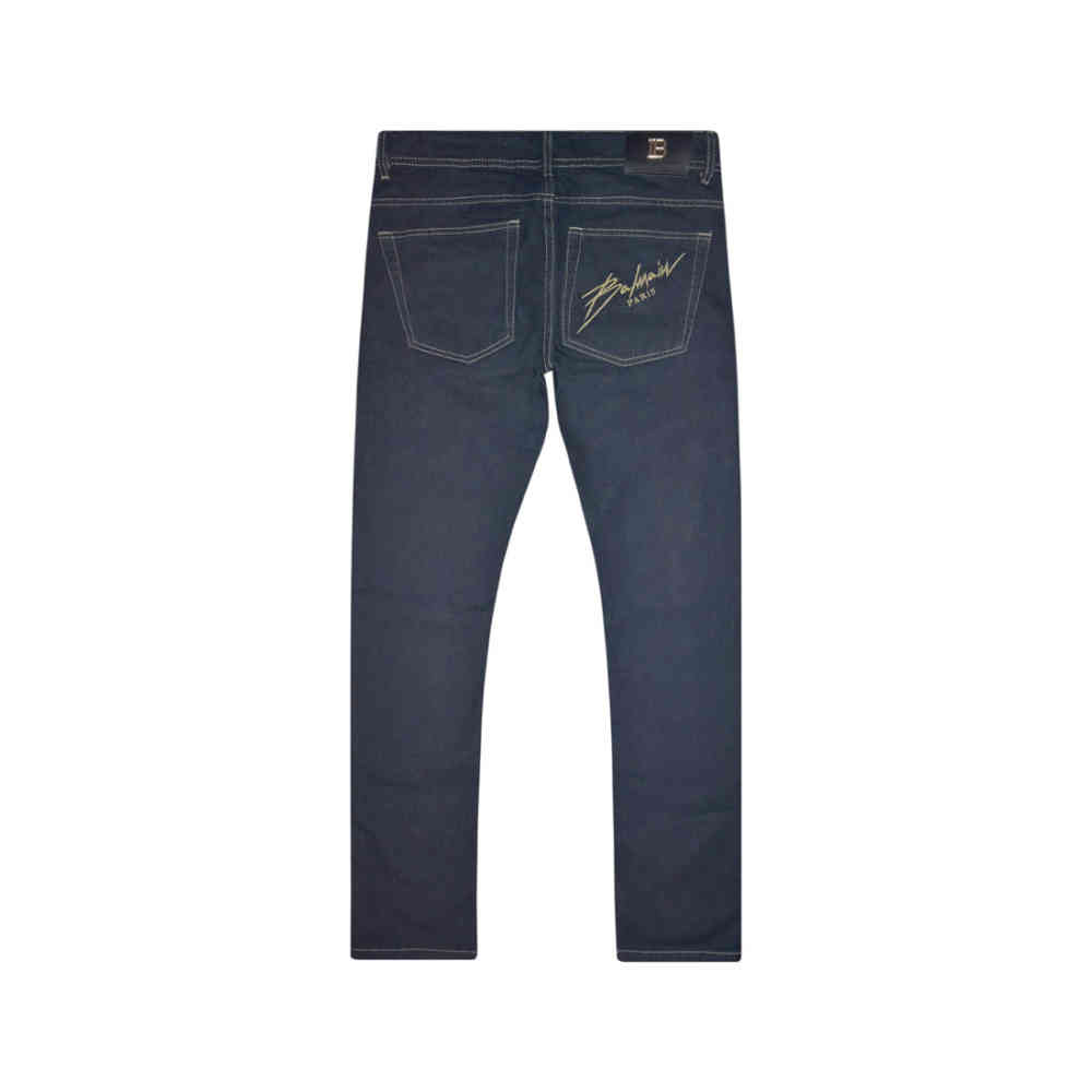 Balmain Blue Premium Quality Jeans-5