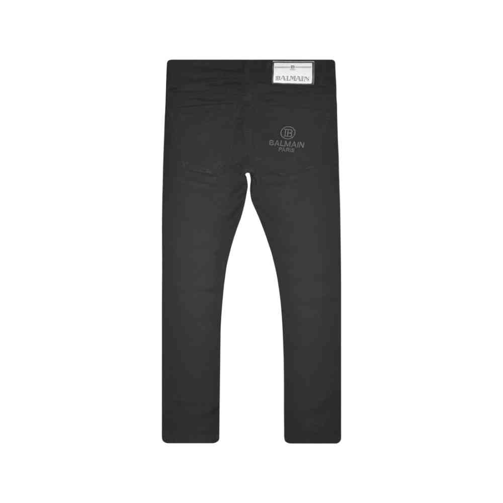 Balmain Black Premium Quality Jeans-thumb-5