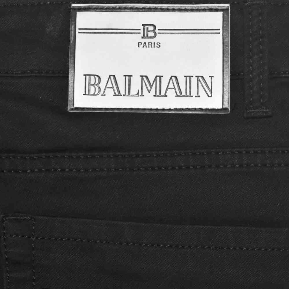 Balmain Black Premium Quality Jeans-thumb-4