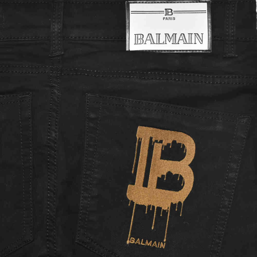 Balmain Black Premium Quality Jeans-3