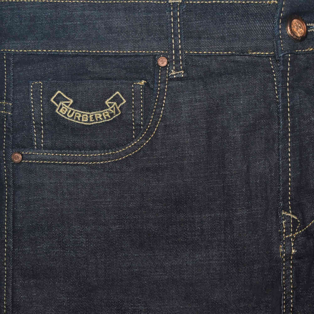 Burberry Blue Premium Quality Jeans-thumb-2