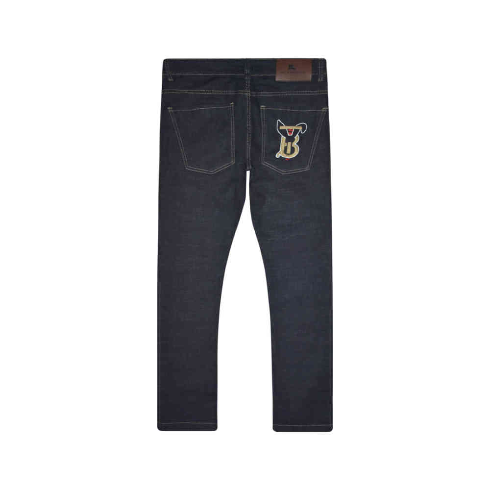 Burberry Blue Premium Quality Jeans-thumb-5