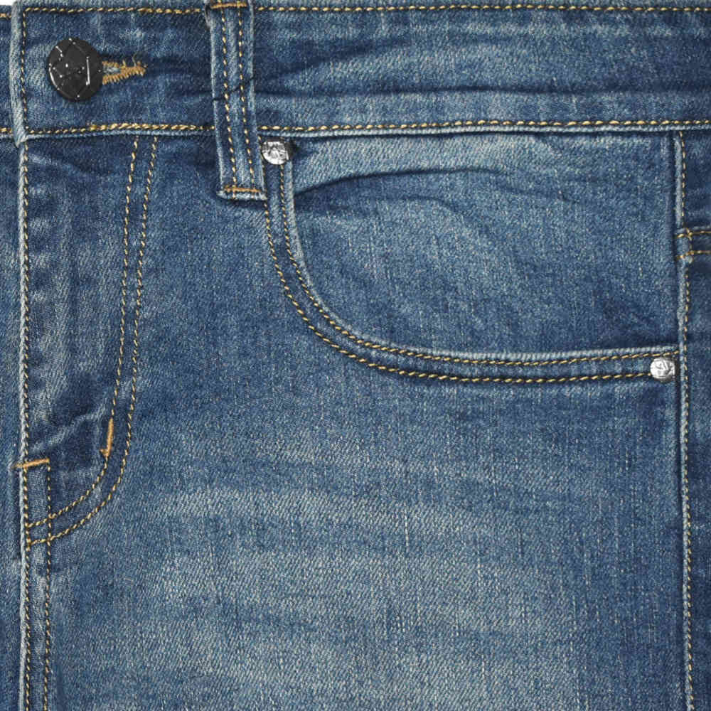 Louis Vuitton Blue Mickey Mouse Premium Jeans-1