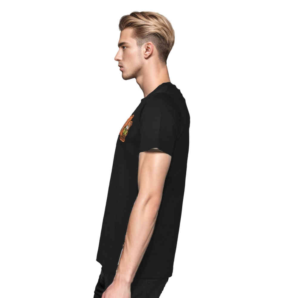 Moschino Teddy Embroidered Black Premium T-shirt-thumb-2