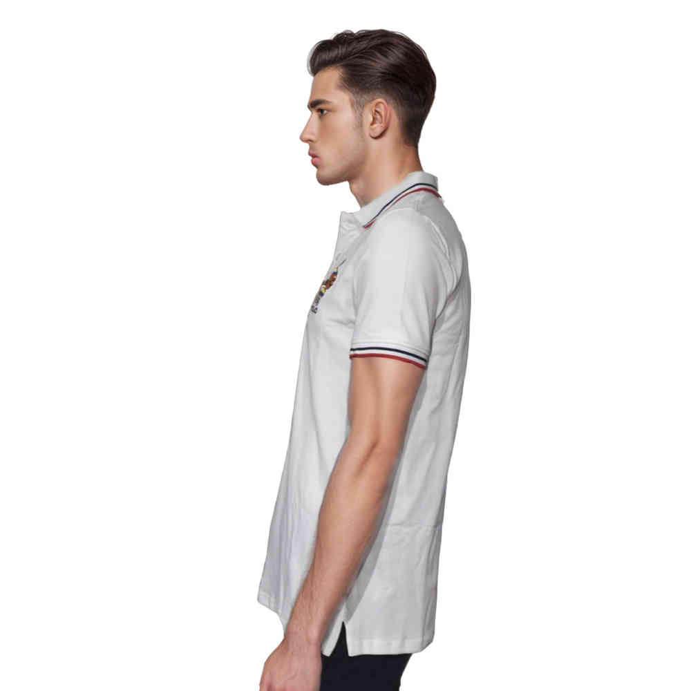 White Bear Embroidered Premium Polo T-shirt-2