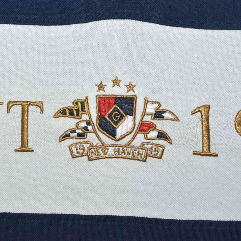 GANT logo Embroidery at Chest T-shirt-3
