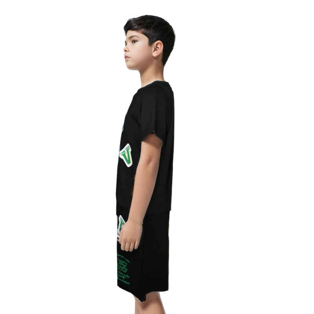 Louis Vuitton Black Premium Kids Co-ord Set-2