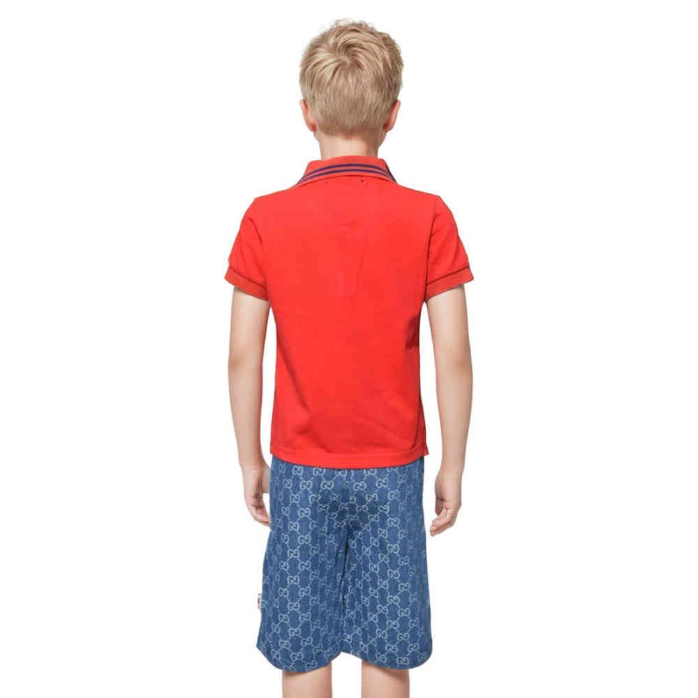 Gucci Monogram Red Premium Kids Co-ord Set-thumb-1