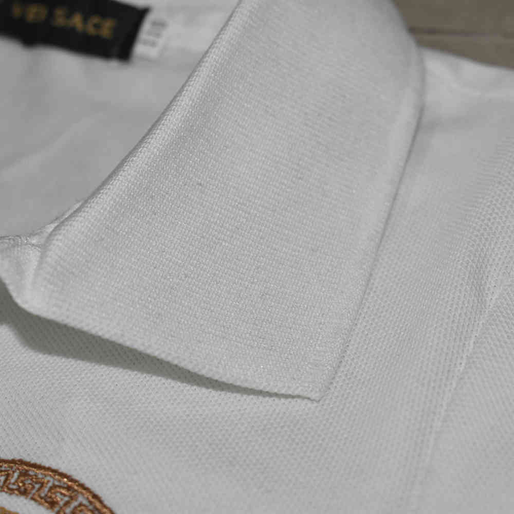 Versace Medusa Embroidered White Kids Co-ord Set-4