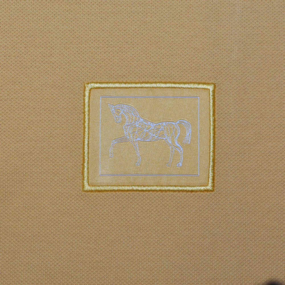Hermes Paris Yellow Premium Luxury Polo T-shirt-thumb-3