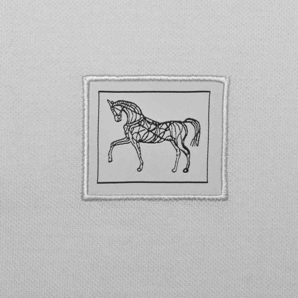Hermes Paris White Premium Luxury Polo T-shirt-3